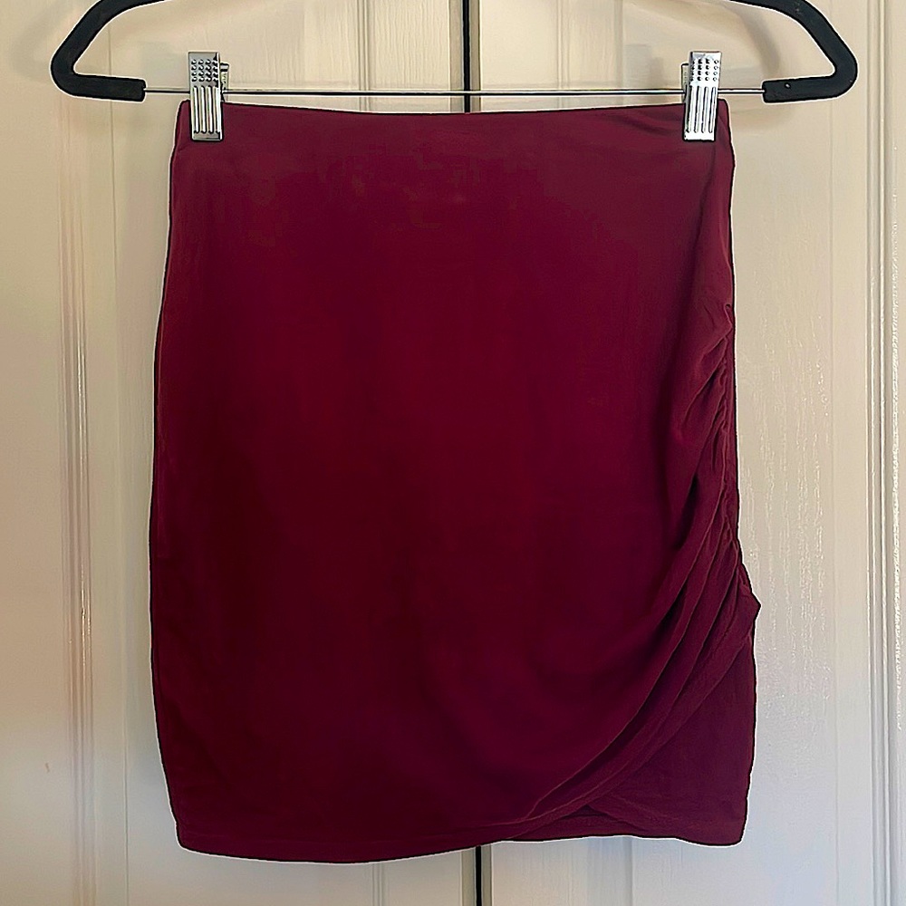 PacSun L.A. Hearts Maroon Skirt in Size Small